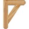 Ekena Millwork Traditional Craftsman Rough Sawn Bracket w/ Offset Brace, Western Red Cedar, 8"W x 28"D x 36"H BKT0806X28X36TRA04RWR - alternate 2
